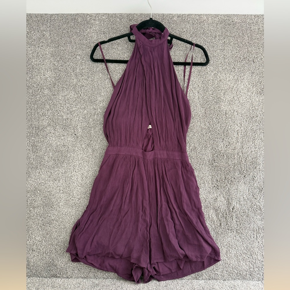 Last Chance-Hollister Purple Halter Romper